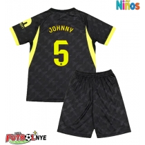 Camiseta Atletico Madrid Johnny Cardoso #5 Visitante Equipación para niños 2026-27 manga corta (+ pantalones cortos)
